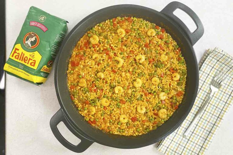 Foto de Arroz con gambas: receta tradicional y deliciosa