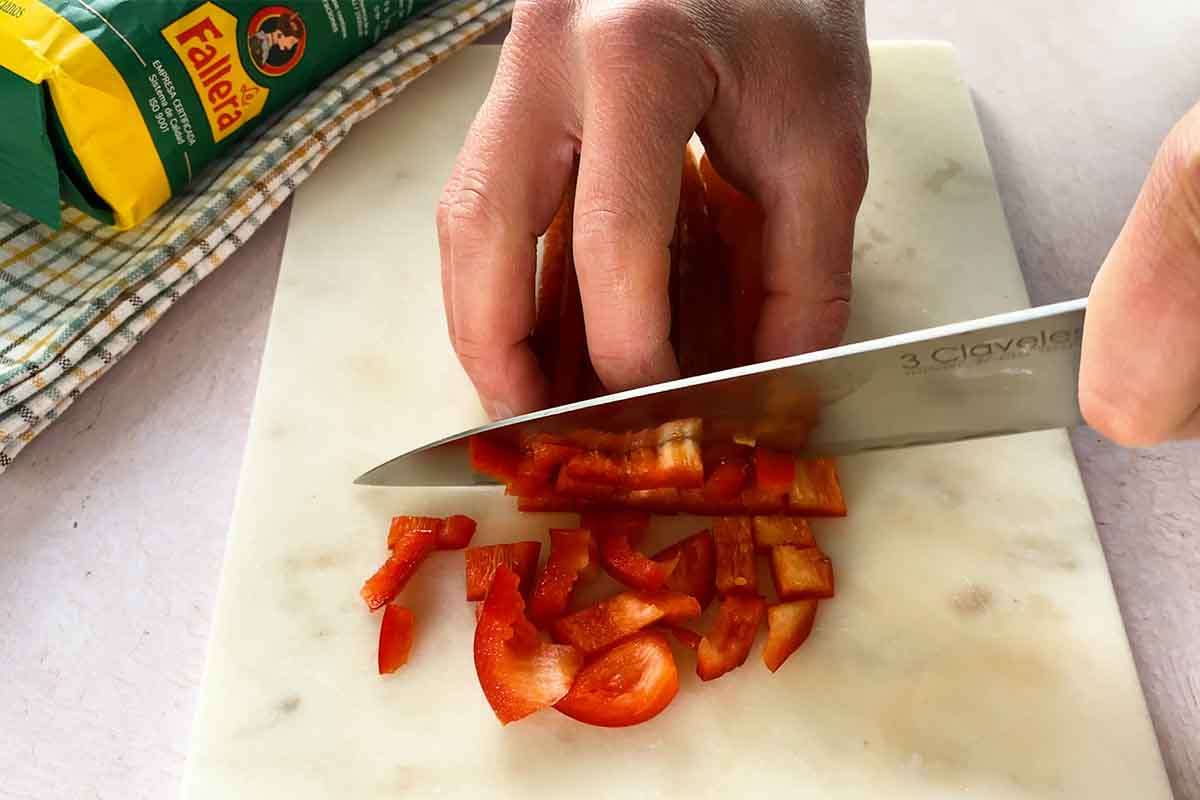 paso a paso arroz con lentejas CORTAR