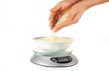 cuanto pesa un grano de arroz