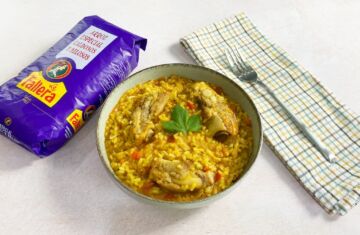 Arroz caldoso con costillas