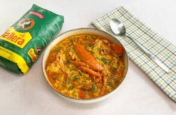 Arroz con bogavante de la abuela