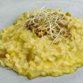 risotto de pera y gorgonzola