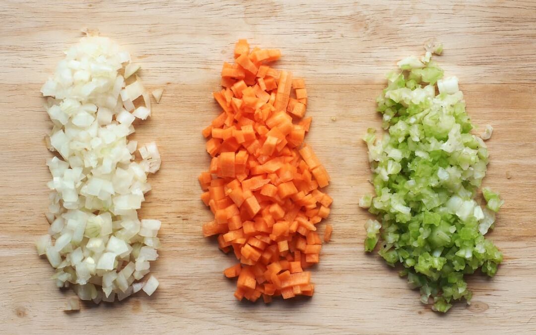 Guía completa sobre el corte mirepoix