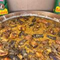 arroz con pollo y conejo