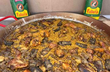 arroz con pollo y conejo