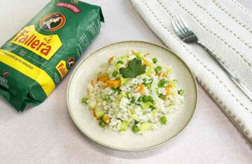 imagen receta Arroz con verduras fácil para niños