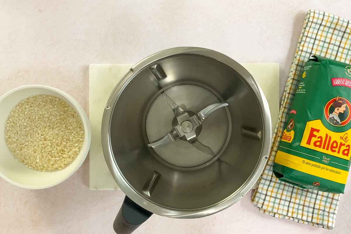 paso a paso cómo hacer harina de arroz ingredientes