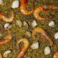 arroz con almejas y gambas
