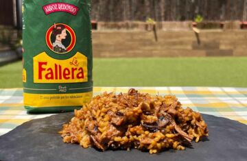 arroz con carrilleras cerdo