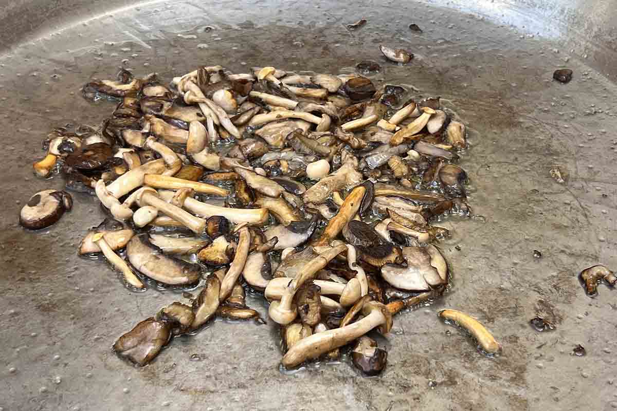 paso a paso arroz con carrilleras cerdo setas