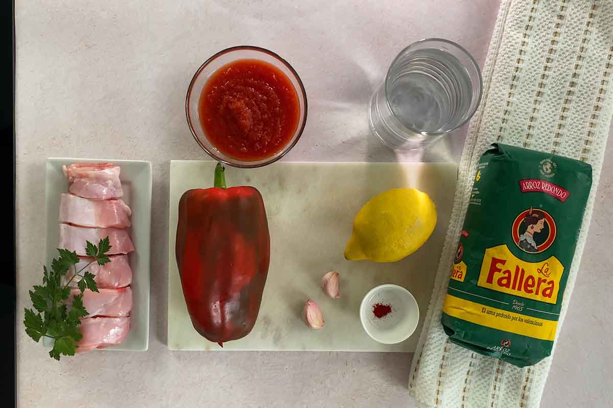 paso a paso arroz con conejo murciano ingredientes