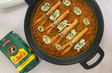 Arroz con Cigalas y Rape