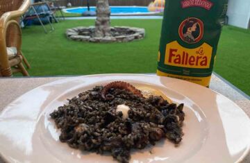 arroz con pulpo