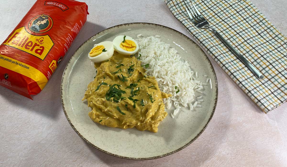 Presentación de ají de gallina