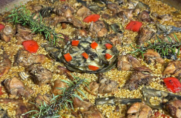 Portada paella de conejo