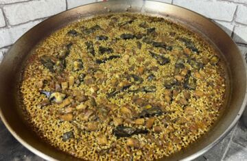 Arroz con alcachofas y Secreto