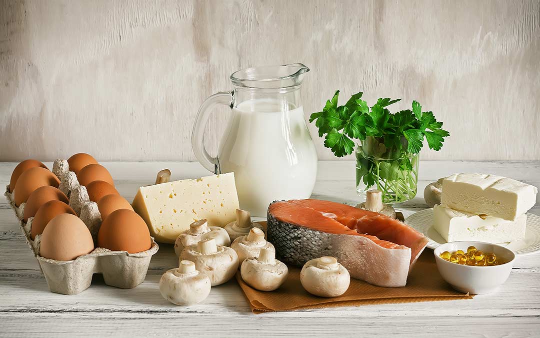 Fuentes de vitamina D en los alimentos