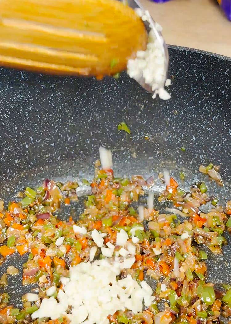 Sofrito de Arroz con marisco congelado