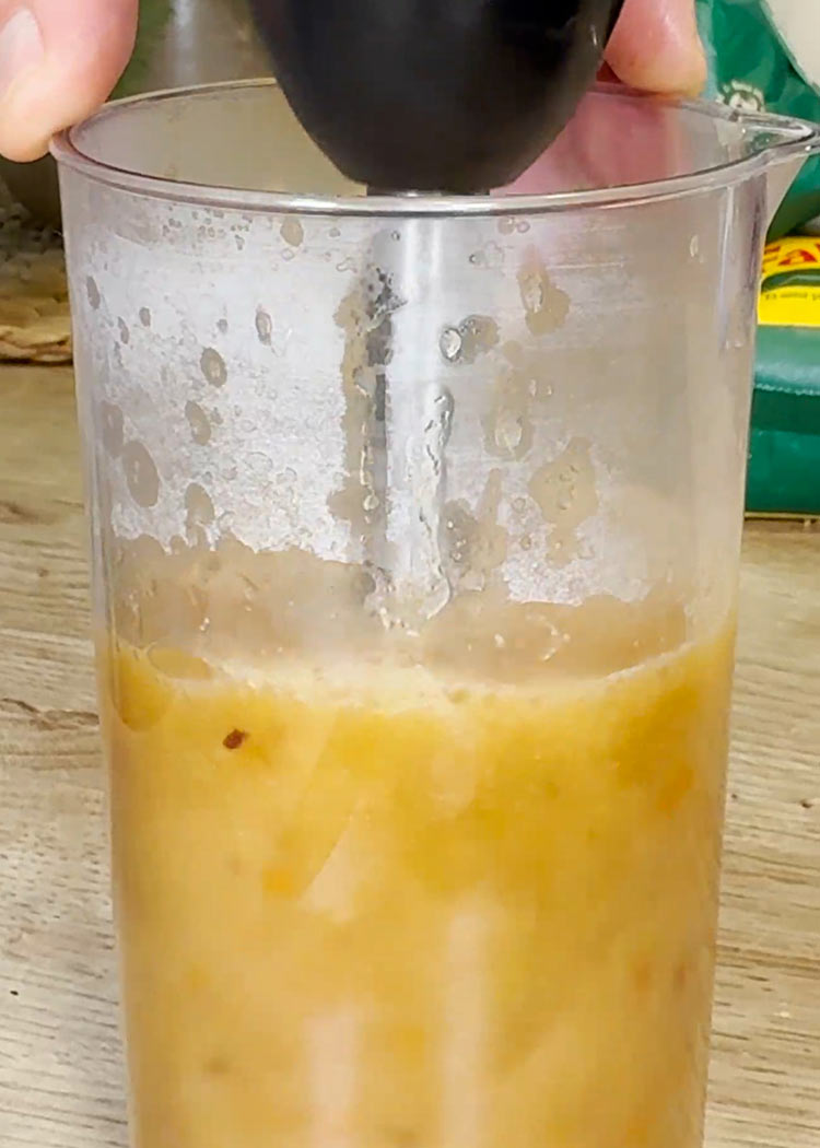 Preparar salsa para albóndigas de arroz