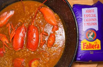 Arroz meloso con bogavante