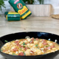 Garbanzos de bote con arroz y chorizo