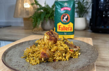 arroz con muslitos de pollo