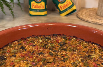 arroz al horno con verduras