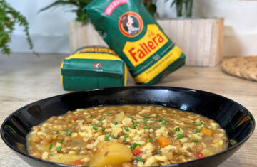 imagen receta Lentejas con arroz y verduras