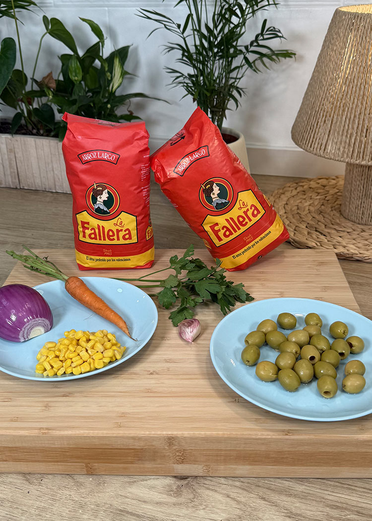 Arroz con aceitunas