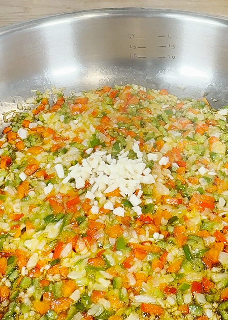 Sofrito de Arroz con bacalao de la abuela