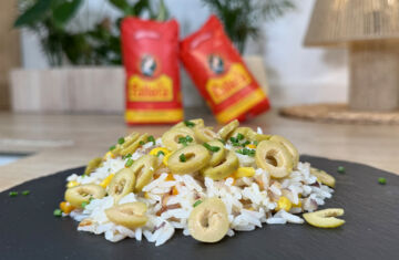 imagen receta Arroz con aceitunas: receta mediterránea fácil y sabrosa