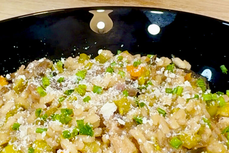 Foto de Risotto de verduras cremoso y fácil