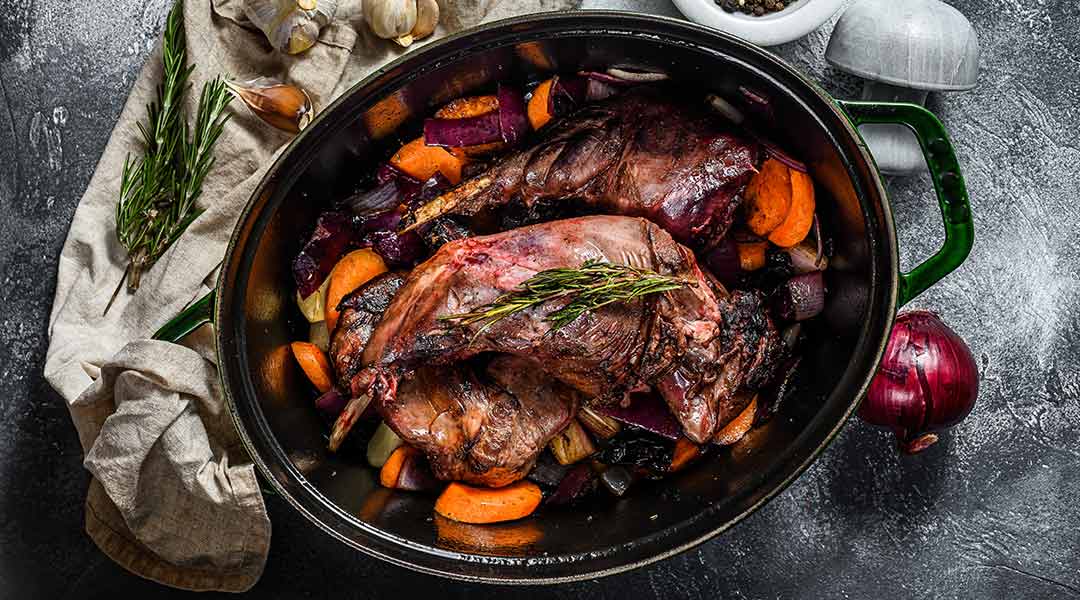 Técnicas de preparación para realzar las propiedades de la carne de conejo