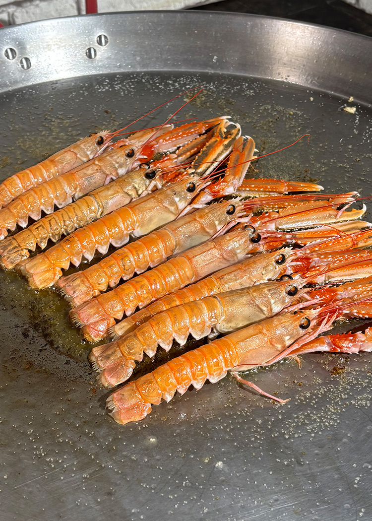 cigalas para arroz con marisco