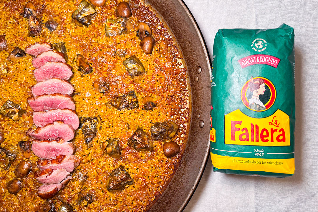 arroz con magret de pato
