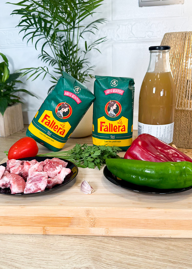 ingredientes para arroz con costillas