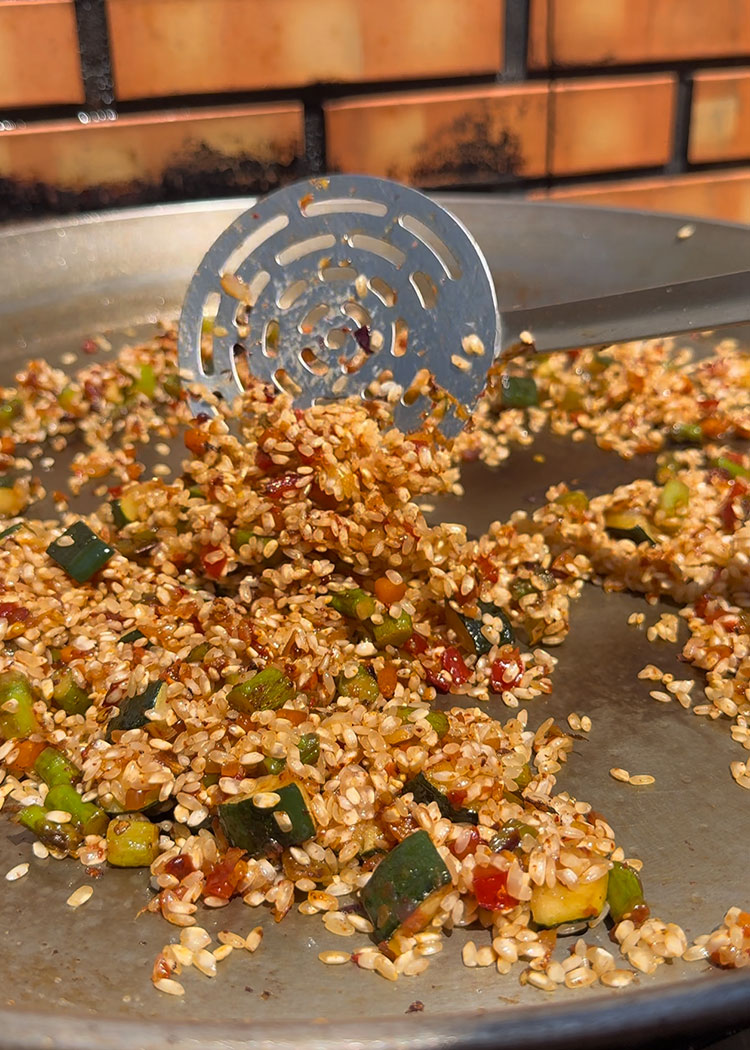 nacarar arroz para paella de verduras