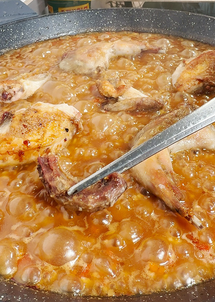 añadir perdiz para arroz con perdiz 