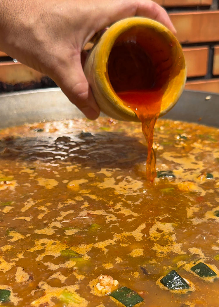 azafrán para paella de verduras