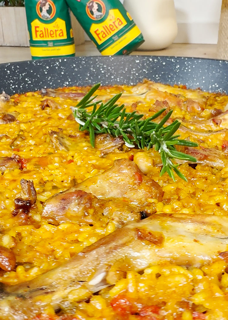 reposar arroz con conejo