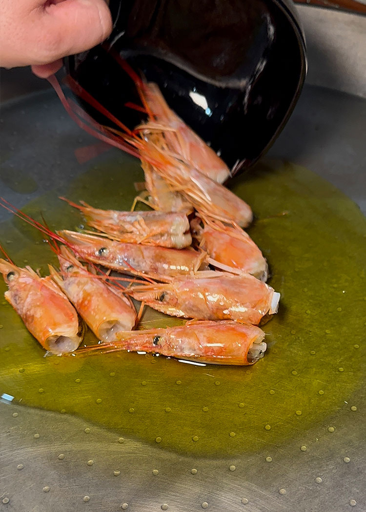 dorar cabezas para arroz negro