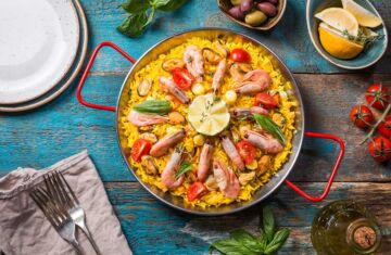 Truco para que el arroz de la paella quede suelto
