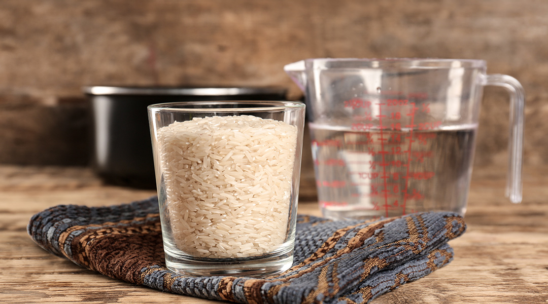 proporción ideal de agua para un arroz perfecto