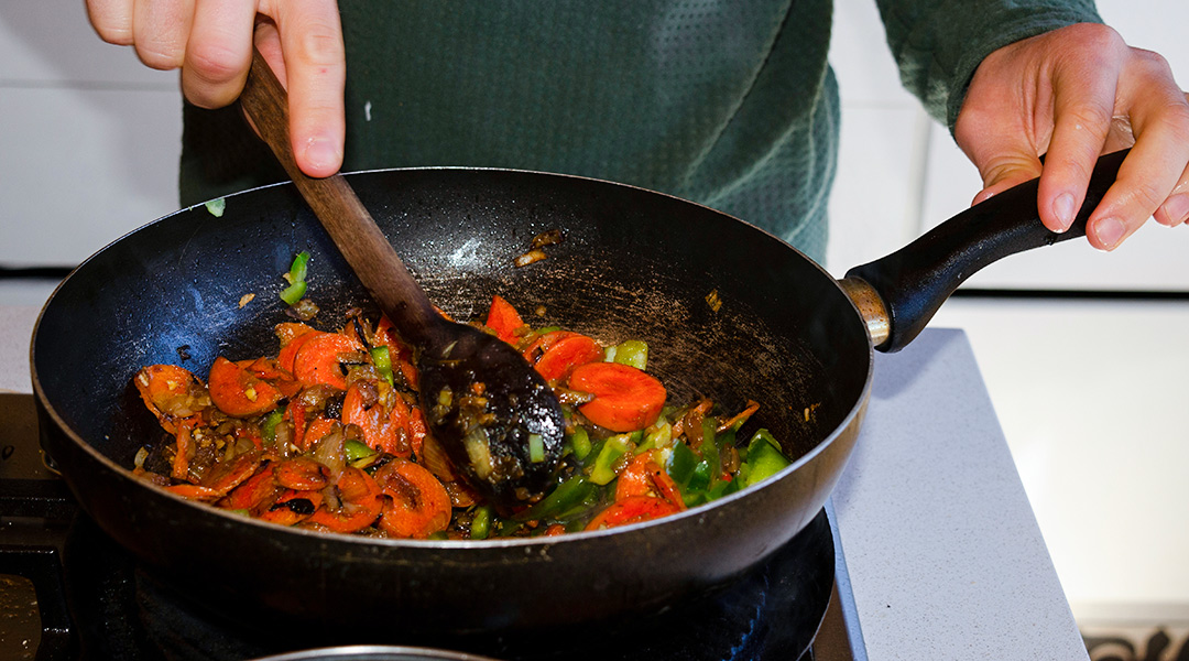 Variedades de sofrito en la cocina