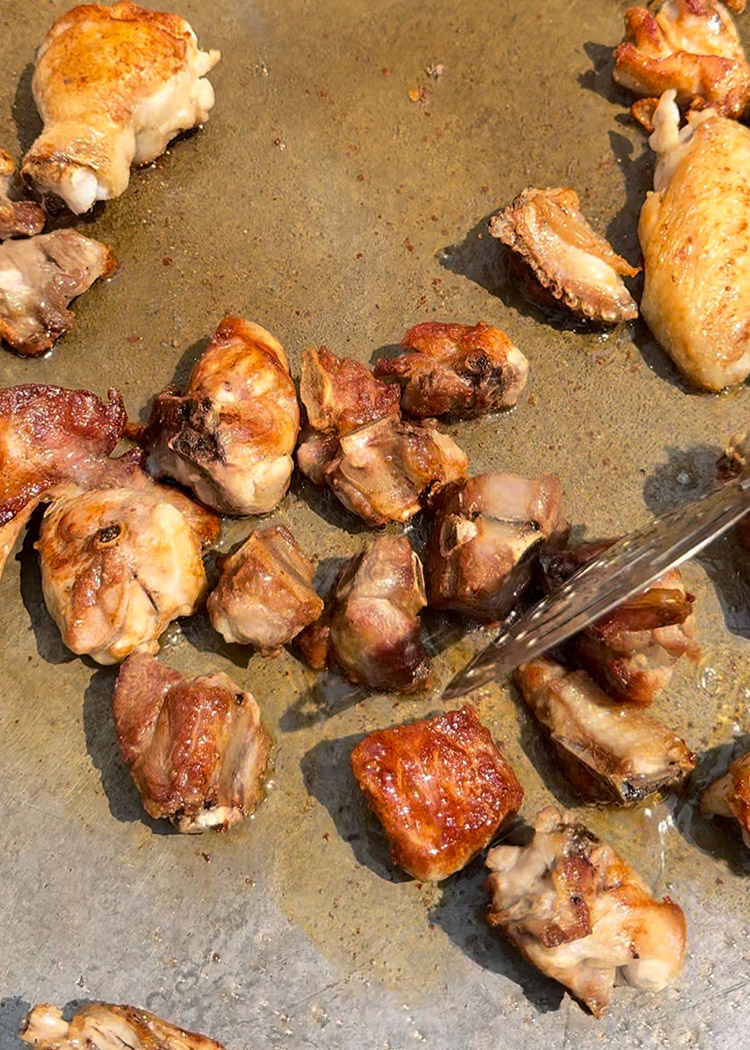 añade la carne