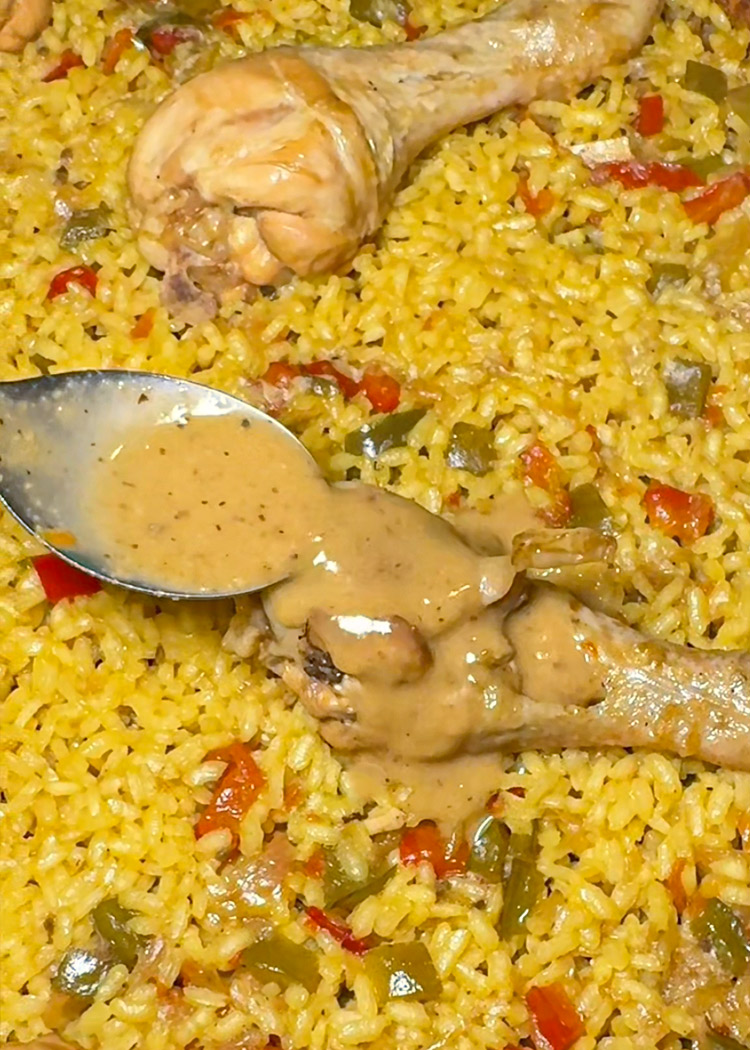 salsa para arroz con pollo de la abuela 