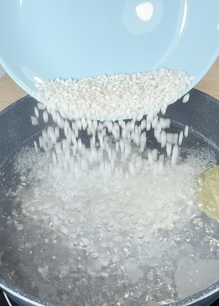 cocer arroz para tortilla de arroz