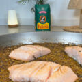 arroz con salmón