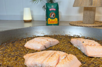 imagen receta Arroz con salmón: ¡sabor y salud en tu mesa!